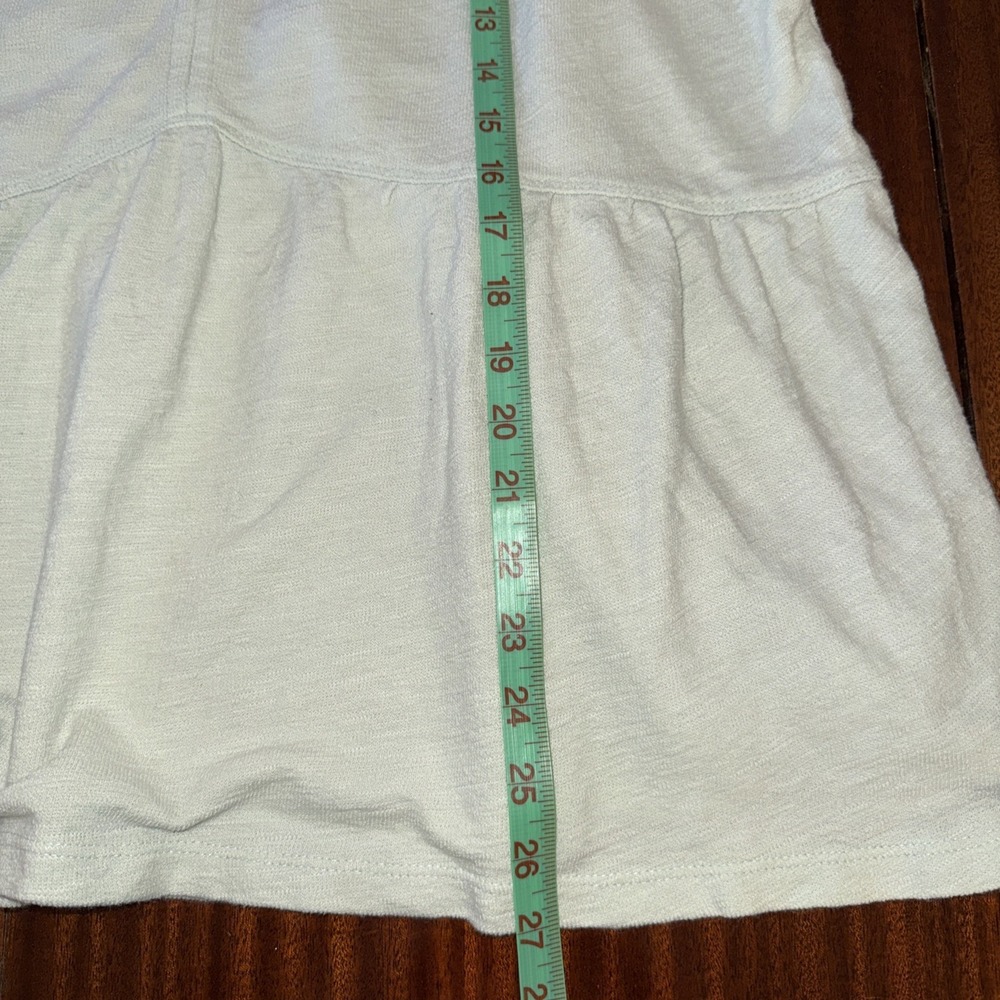 Pilcro Anthropologie Top Women's Size XL Green French Terry Split Neck Peplum - Picture 10 of 10